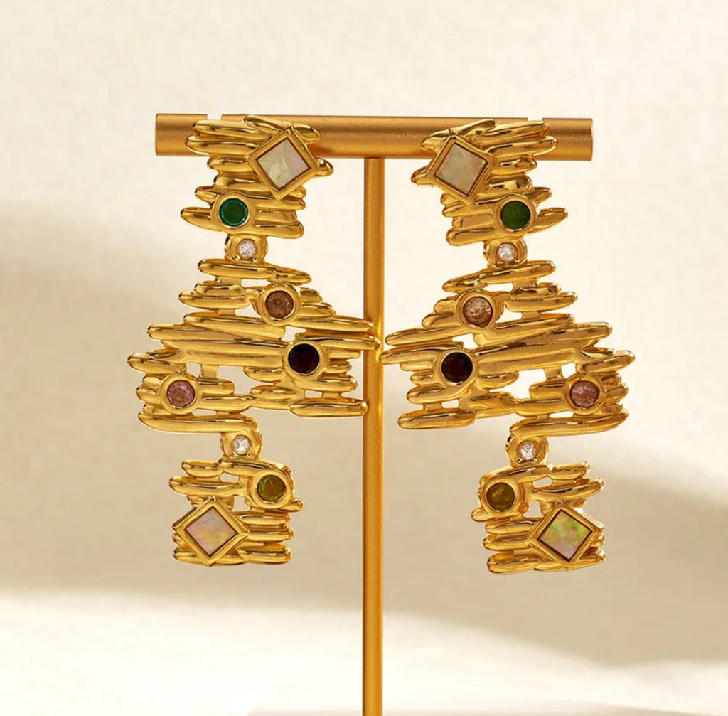 The Amanda Mosaic Earrings