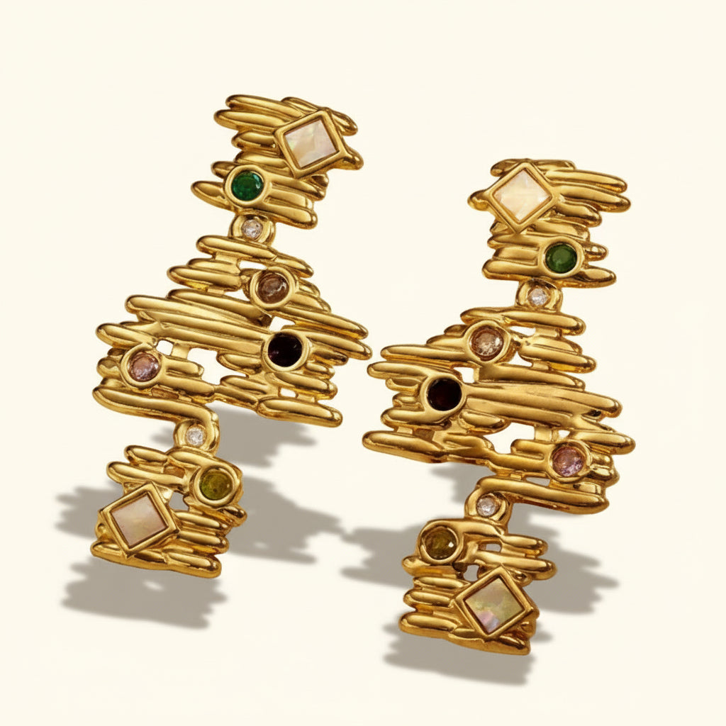 The Amanda Mosaic Earrings